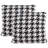 Houndstooth Reversible Throw Pillow