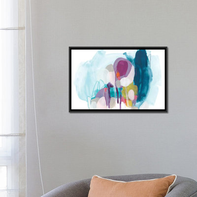 «Colorful Orbit III», reproduction d'art sur toile encadrée