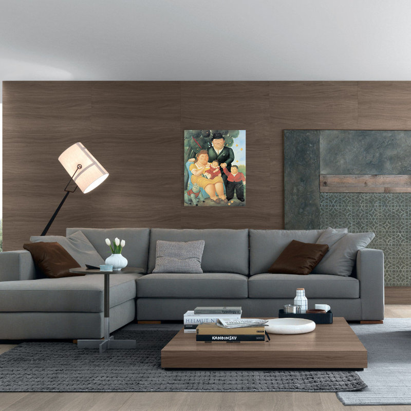 Botero - No Frame Print on Wood