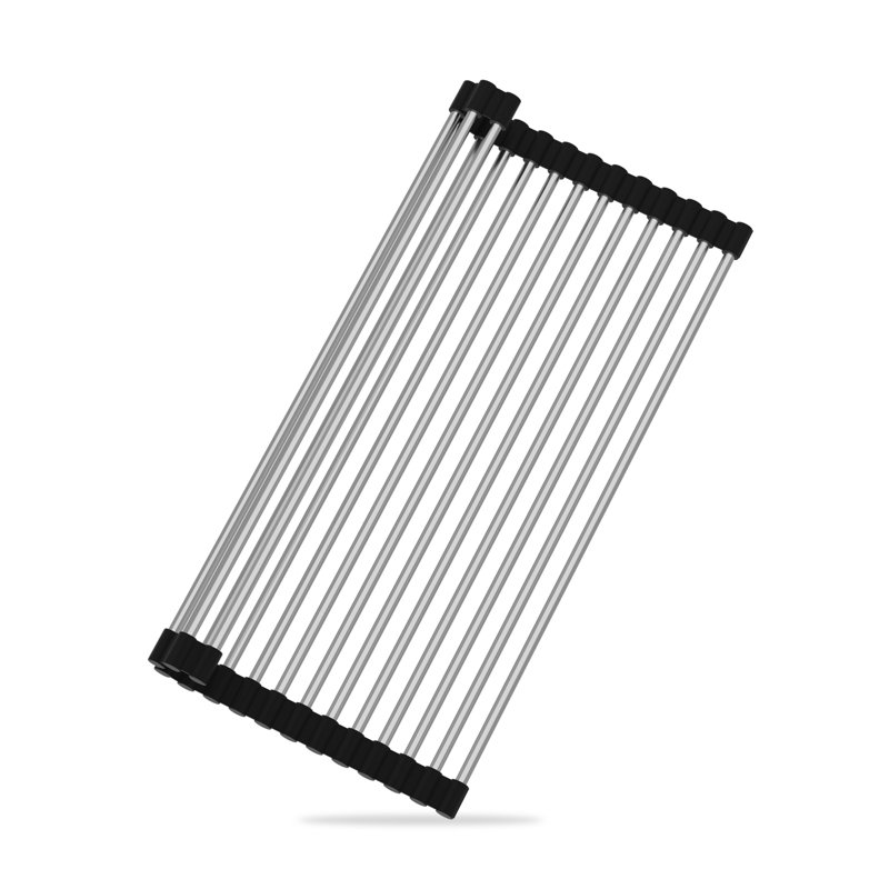 Égouttoir à vaisselle en acier inoxydable, H 0,4 po x l 14,7 po x P 10,7 po
