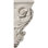 Endurathane Leaf Corbel, 8 5/8"W x 6"D x 13 7/8"H, Factory Primed