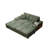 Fluffy Oversized Living Room , Corduroy Sectional With Fabric & Wood, Double Lounge Chair Chair, Wear- Wood Base, For Relaxed-2090512404