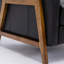 Fauteuil inclinable en bois pour le salon