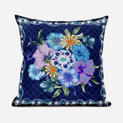 Housse de coussin en polyester pour l'intérieur et l'extérieur