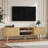 63" Scandinavian Style Tv Stand With Adjustable Shelves, Media Console For Tvs Up To 70"