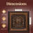 Marseille 24" W Textured PVC Drop-In Ceiling Tile in Antique Copper-100239082-100557624