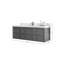Meuble-lavabo simple 60 po avec comptoir en quartz 60 po-101008676