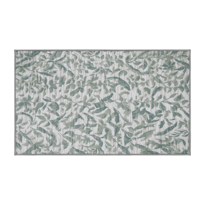 Machine Washable Gray Area Rug
