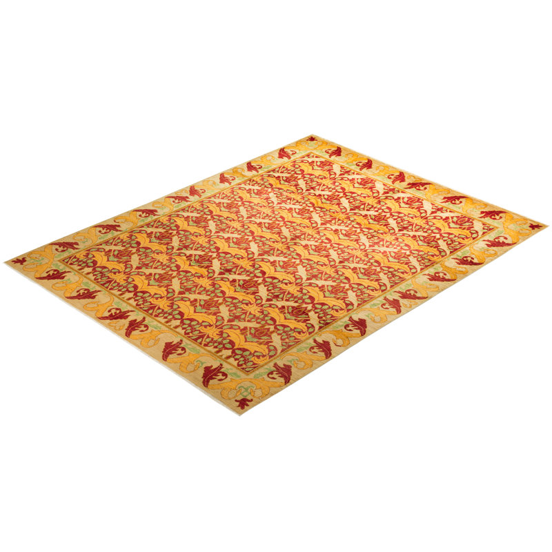 Arts & Crafts One-of-a-Kind 7' 10" X 10' 2" Hand Knotted Area Rug