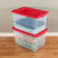 13.5" H x 16" W x 23.75" D Christmas 12 Piece Storage Set