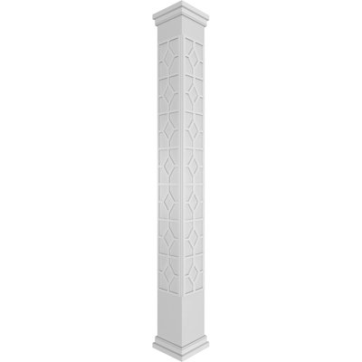 Colonne carrée classique non-effilée Craftsman