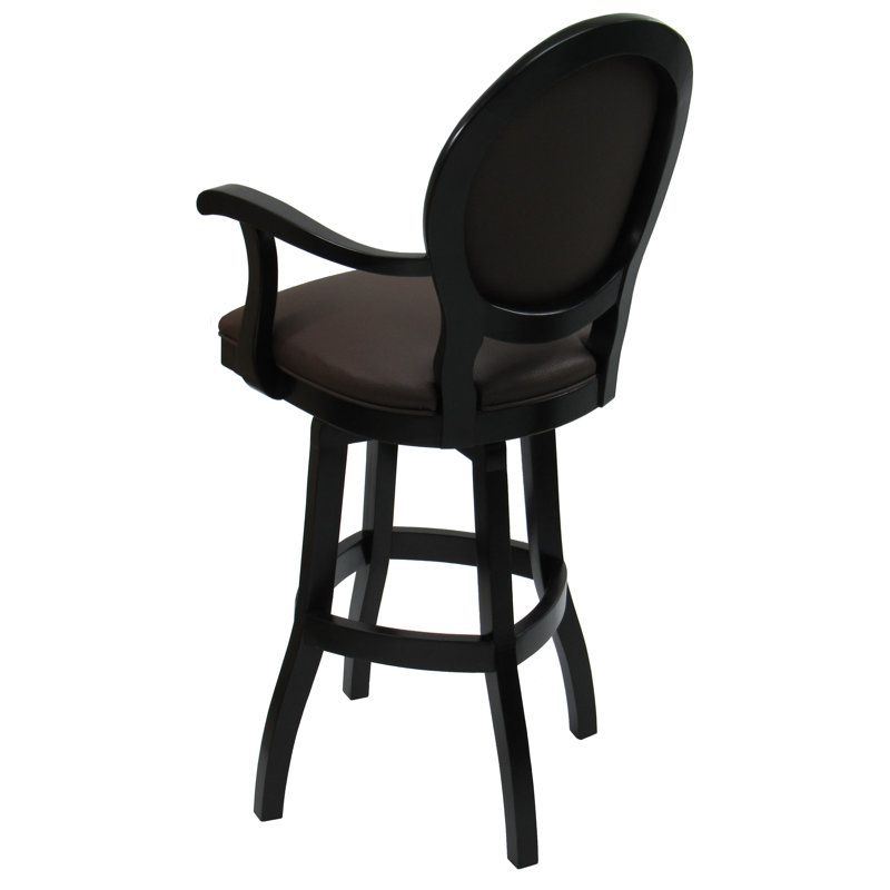 Tabouret de bar et de comptoir Farald, Brun, Très haute (assise de 34 po de hauteur)