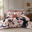 Ensemble de couette 7 pièces pour lit queen, 229 x 229 cm, en coton imprimé hypoallergénique-135278189