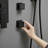 3-Spray Wall Mount 2.5 GPM 12 In. Shower Head Fixed And Handheld Shower Head With 6-Jets In Matte Black (Valve Included)