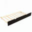 Lit de jour pratique avec ensemble de lit gigogne escamotable, parfait pour les petites chambres et les soirées pyjama, assurant confort et économie d'espace-1590675742