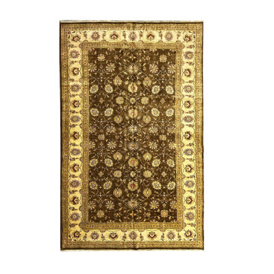 Adriena Hand Knotted Wool Floral Rug