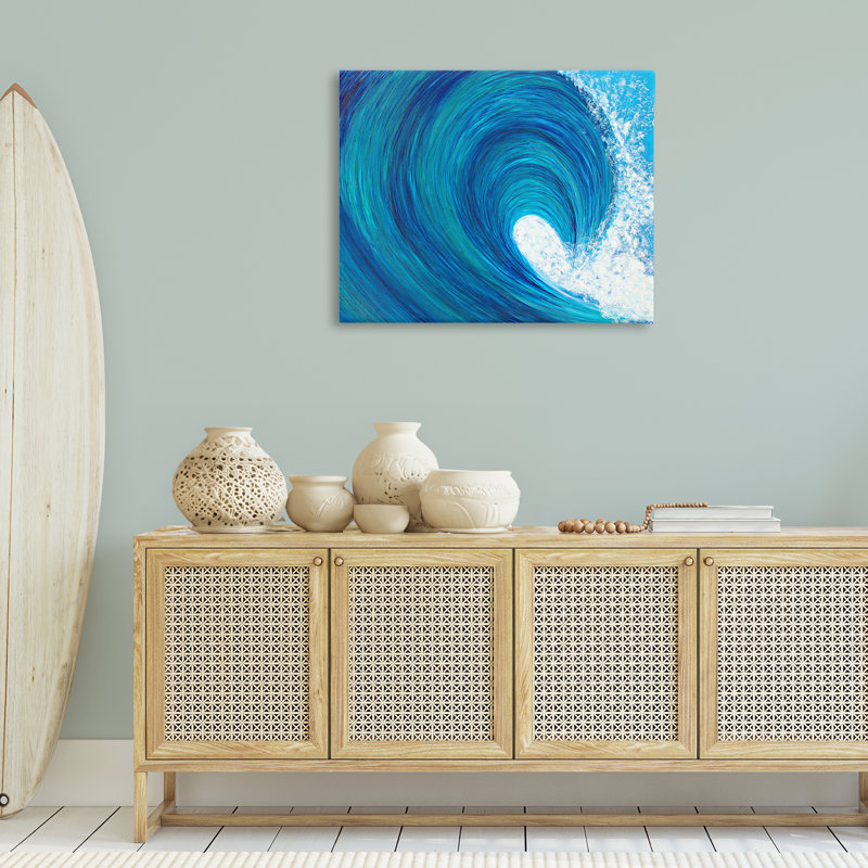 «Swirling Ocean Wave» par Megan Morris, H 30 po x l 40 po