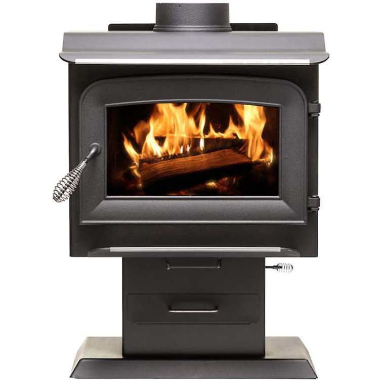 Nova 1500 Square Feet Natural Vent Freestanding Wood Burning Stove