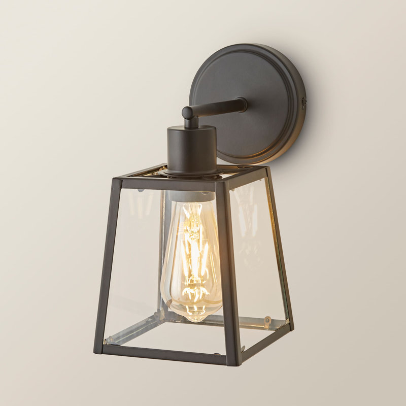 Armed Sconce, 1, Matte Black