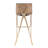 Saddle Upholstered Counter Stool with Metal Frame-26099157