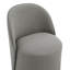 Chaise d'appoint rembourrée avec roulettes Sharlene-120432198