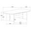 Table basse rectangulaire Beige Oak Coastal