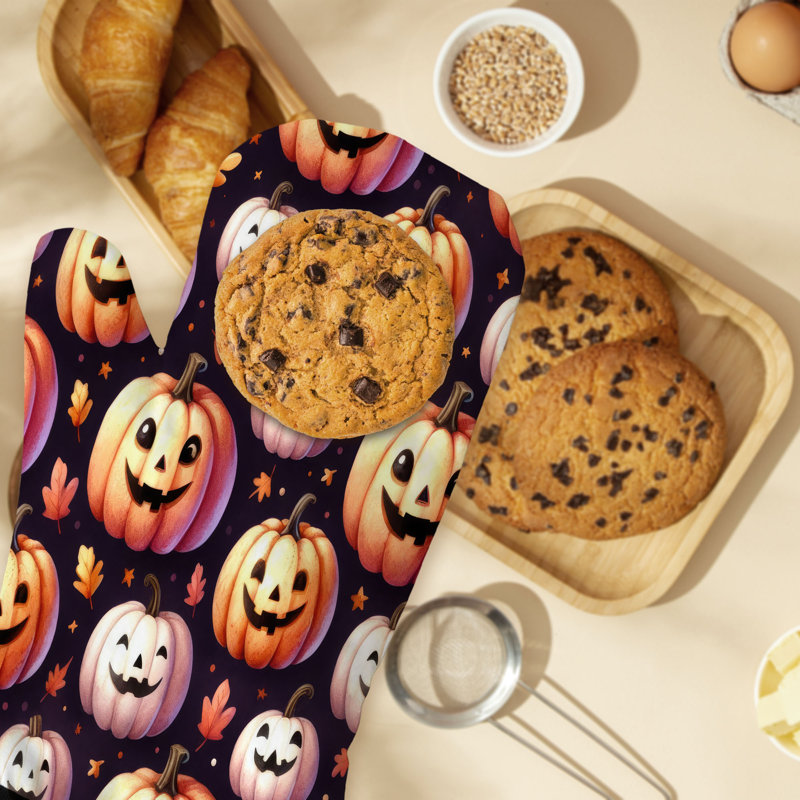 Pumpkin Magic Oven Mitt Cotton Twill