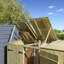 Wooden Triple Bin Store