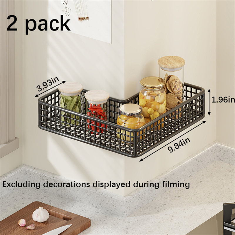 Porte-gobelet et gobelet mural No-Drill, H 1,96 po x l 9,84 po x P 3,93 po