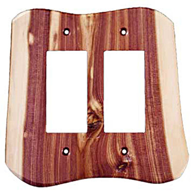 Rustic 2-Gang Rocker Wall Plate