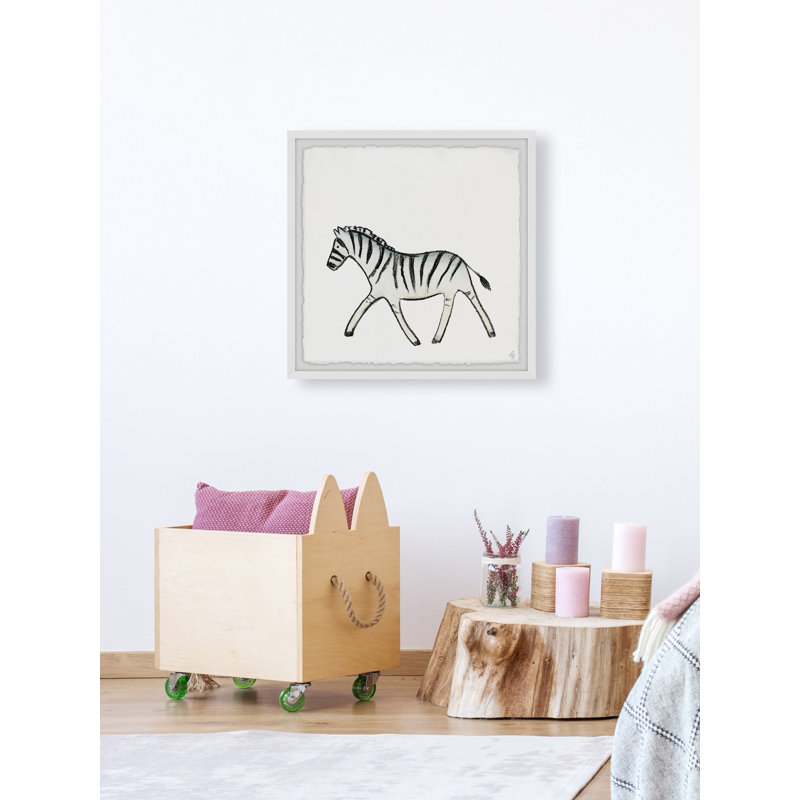 Jovani Walking Zebra - Print, 41cm H x 41cm W