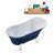 55.1'' x 26.8'' Soaking Acrylic Bathtub-76640554-66366581