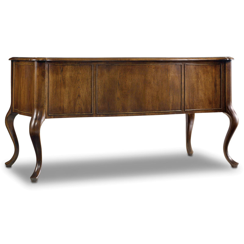 Archivist Solid Wood Writing Desk, Soft Casual Pecan
