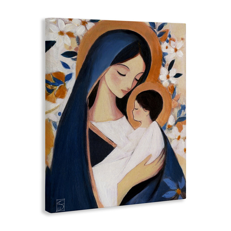 Toile aimante de mère et enfant, design par Sara Culpepper, H 48 po x l 36 po