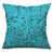 Motif floral bleu