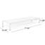 Chaise longue blanche avec filet et support en aluminium stable - Structure légère réglable
