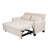 Malaquas Convertible Sleeper Loveseat with Pockets & Plush Pillows-116571860-115120296