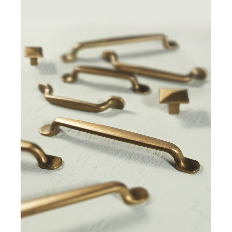Antique Brass 5-Inch Arch Cabinet Bar Pull