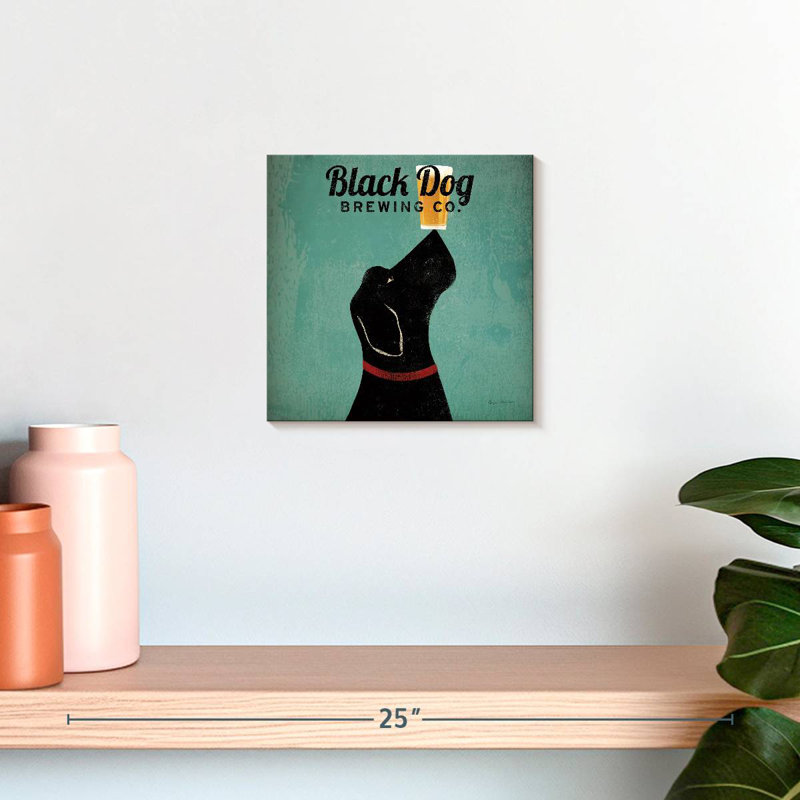 Tergel Black Dog Brewing Co Square, H 10 po x l 10 po