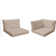 Rochford Outdoor 4'' Replacement Cushion Set Cushion Cover