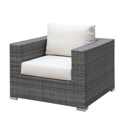 Shearin Outdoor Dining Armchair with Cushions