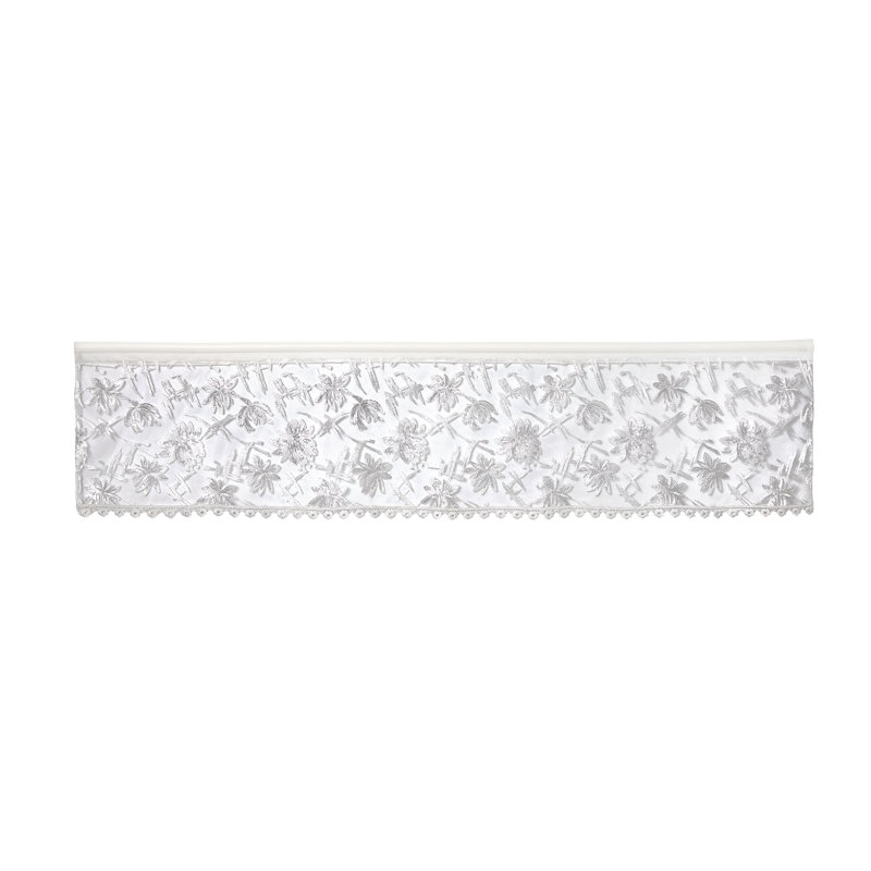 Cantonnière droite avec passe-tringle Merce Floral Patern