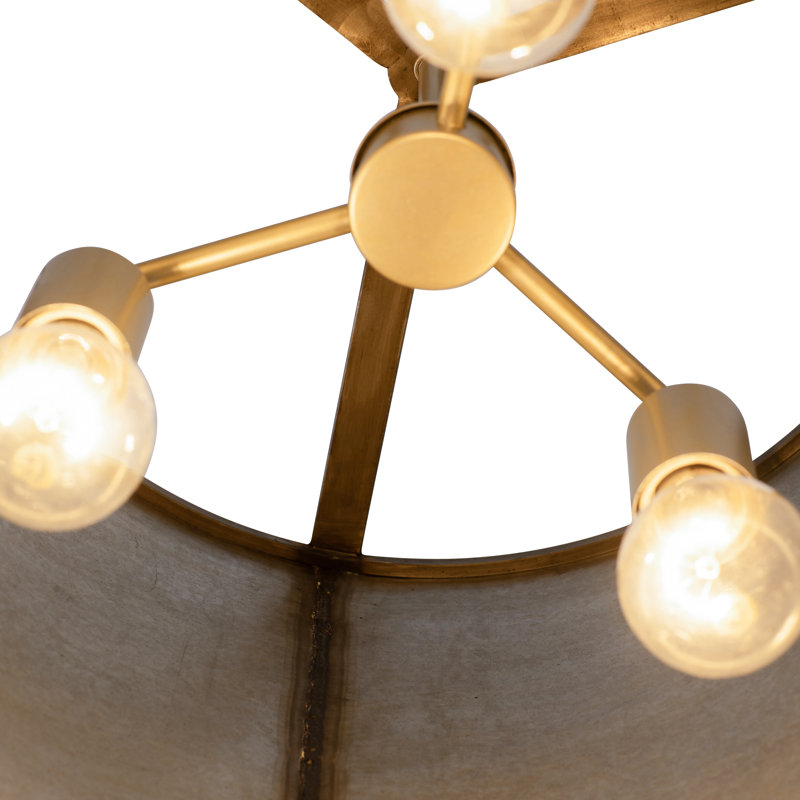Luminaire suspendu 3 lumières Cannery, Silver, Ombre Galvanized