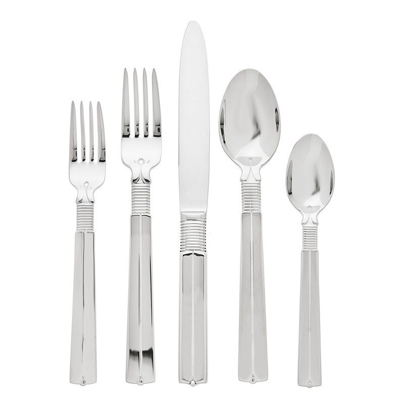 Ricci Argentieri Artisan Stainless Steel Flatware Set
