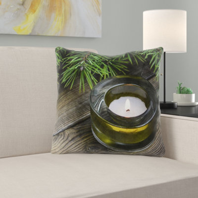 Microsuede Throw Pillow
