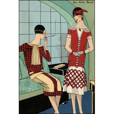 Impression rétro sur toile rétro «Couture»