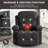 Swinging Recliner Massage Heated Sofa, With USB And 2 Cup Holders In Side Pockets-780690303