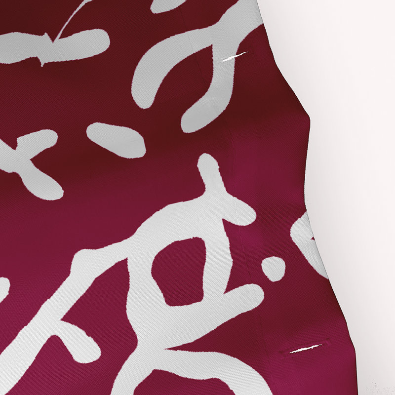Rideau de douche Seaweed, Rouge marron