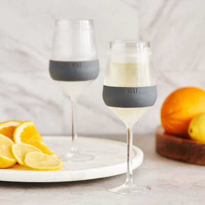 Chilling Stemmed Wine FREEZE in Gray