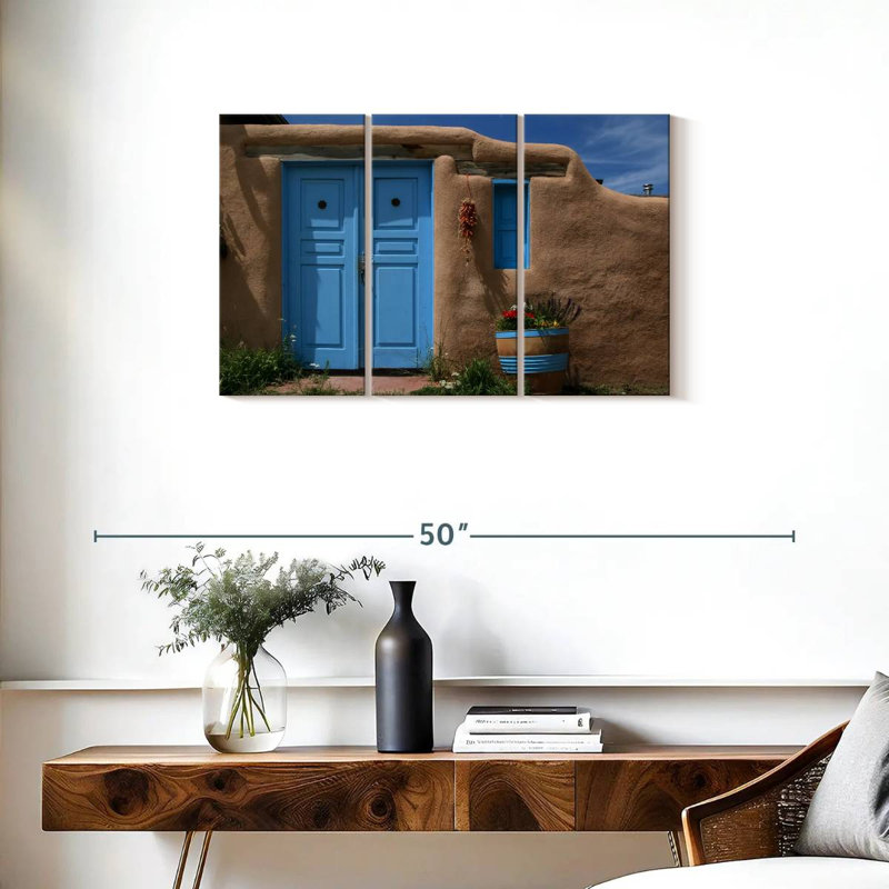Lilie Blue Taos House, H 20 po x l 33 po